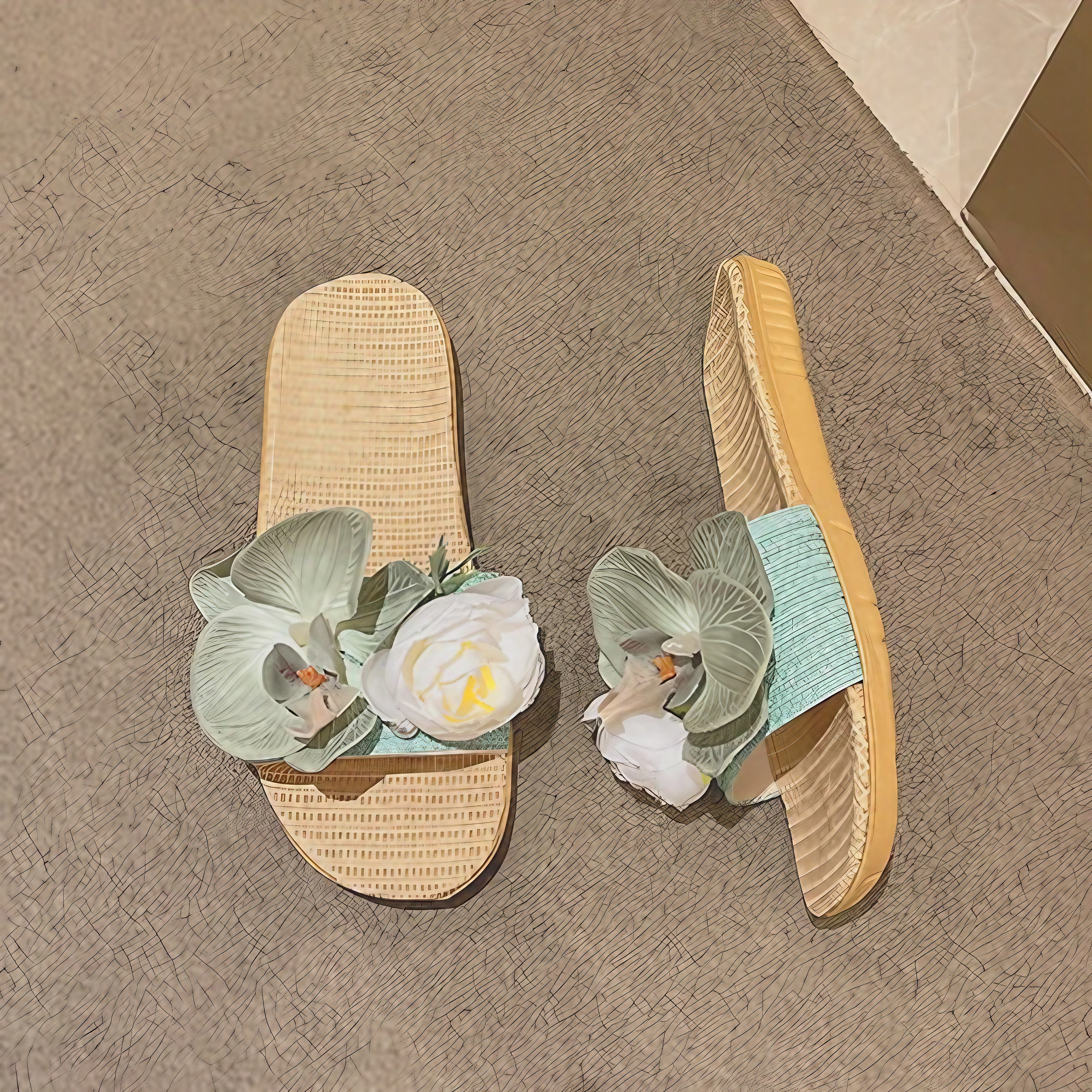 Pink Orchid Serenade Slippers