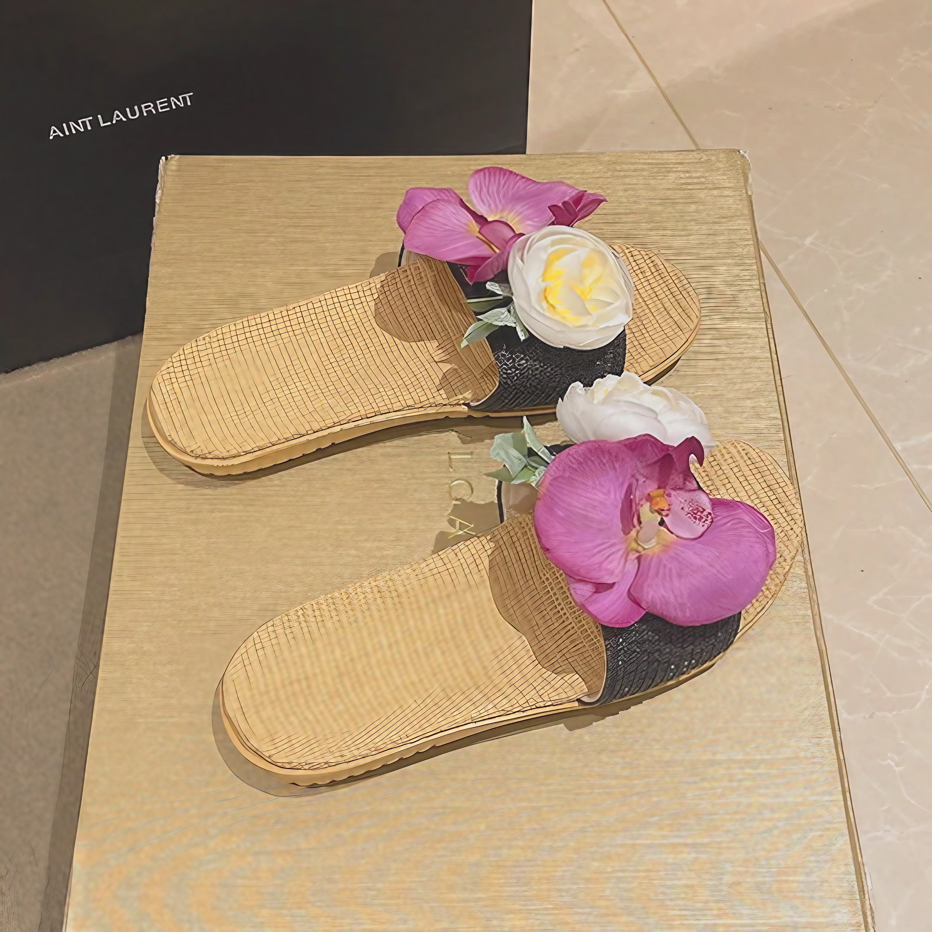 Pink Orchid Serenade Slippers