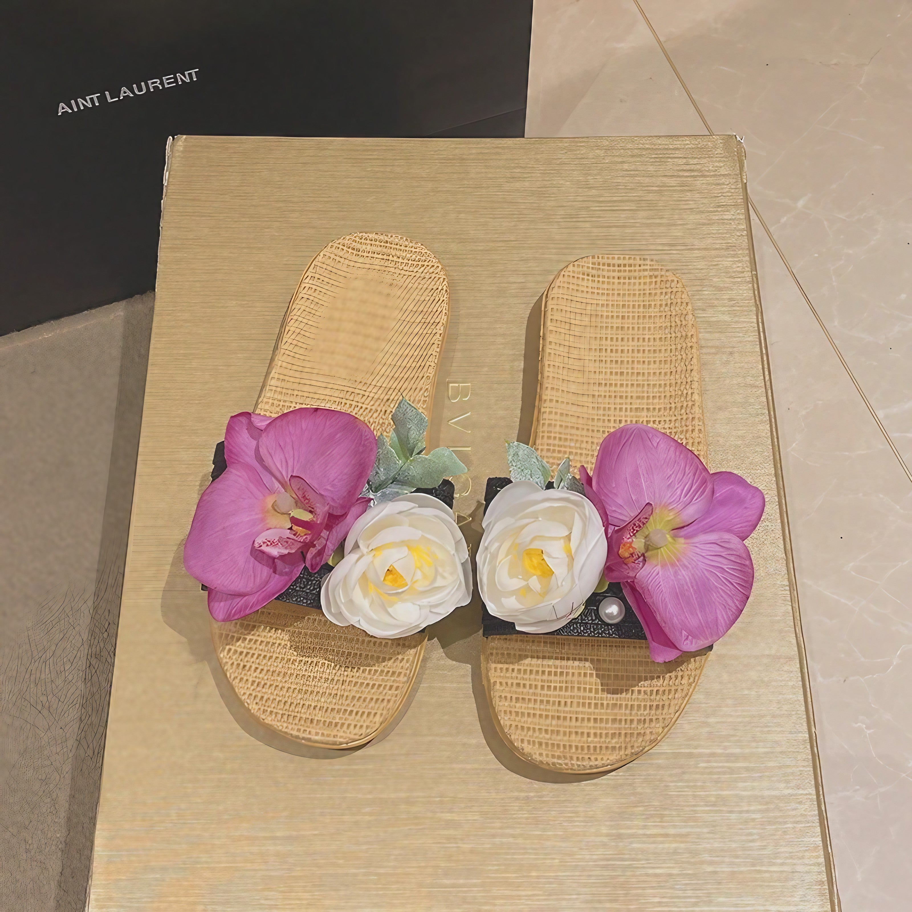 Pink Orchid Serenade Slippers