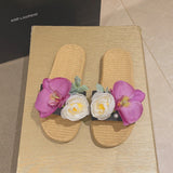 Pink Orchid Serenade Slippers