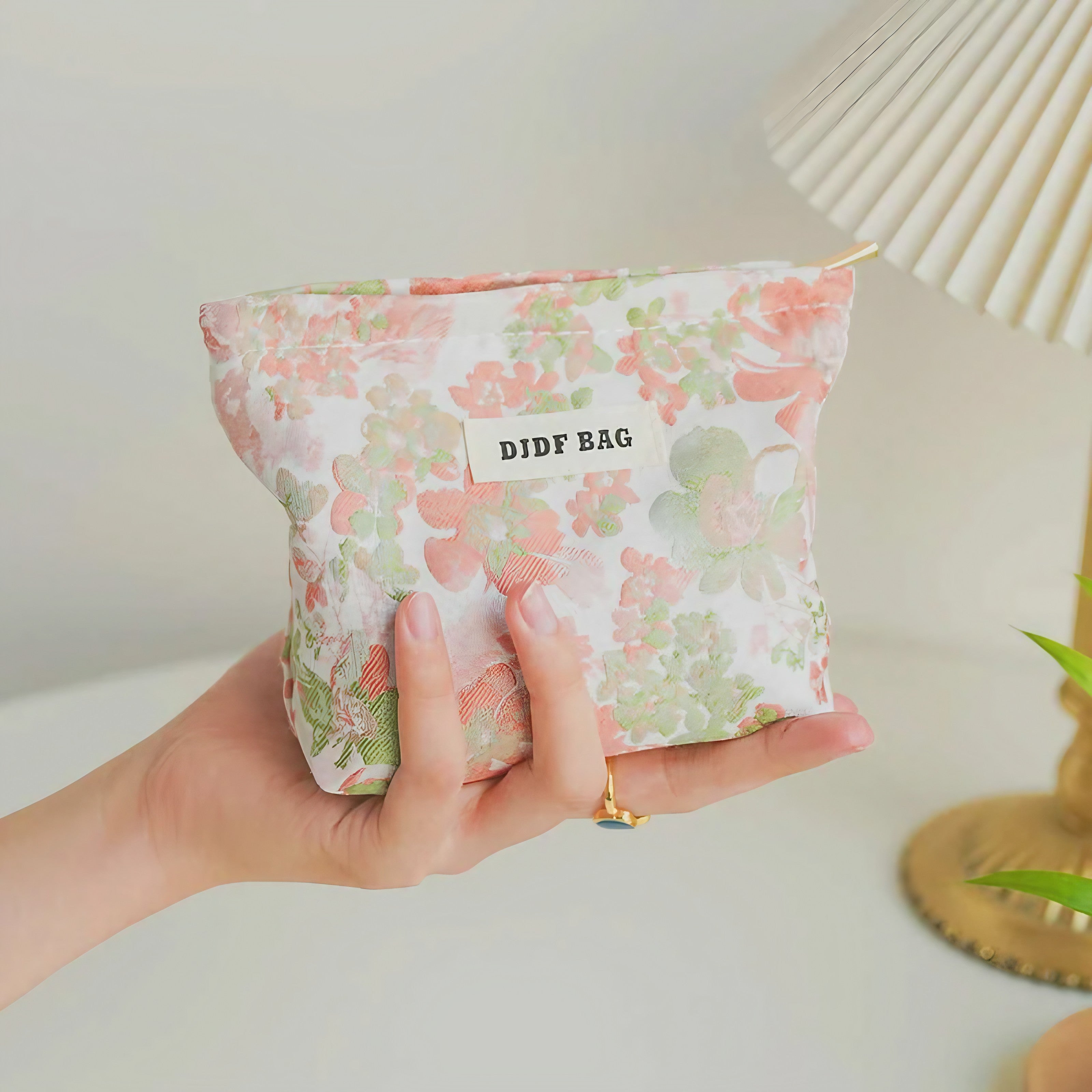 Pink Meadow Mini Pouch