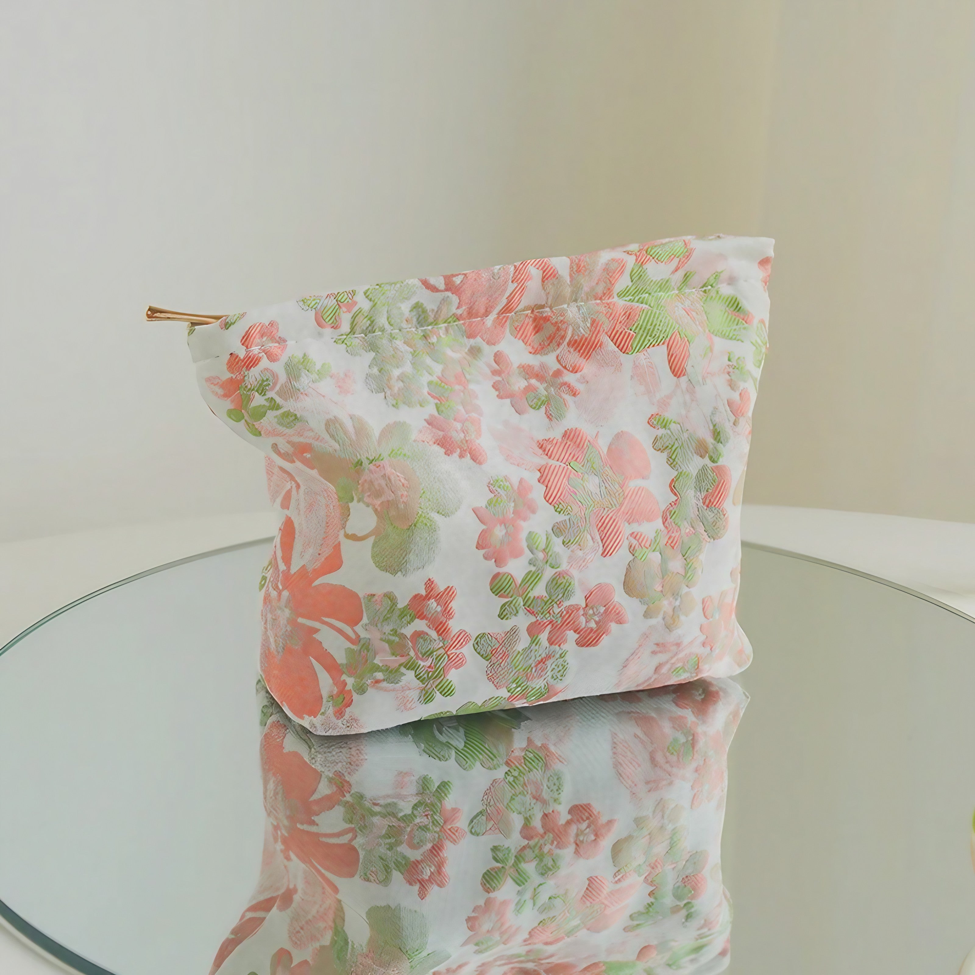 Pink Meadow Mini Pouch