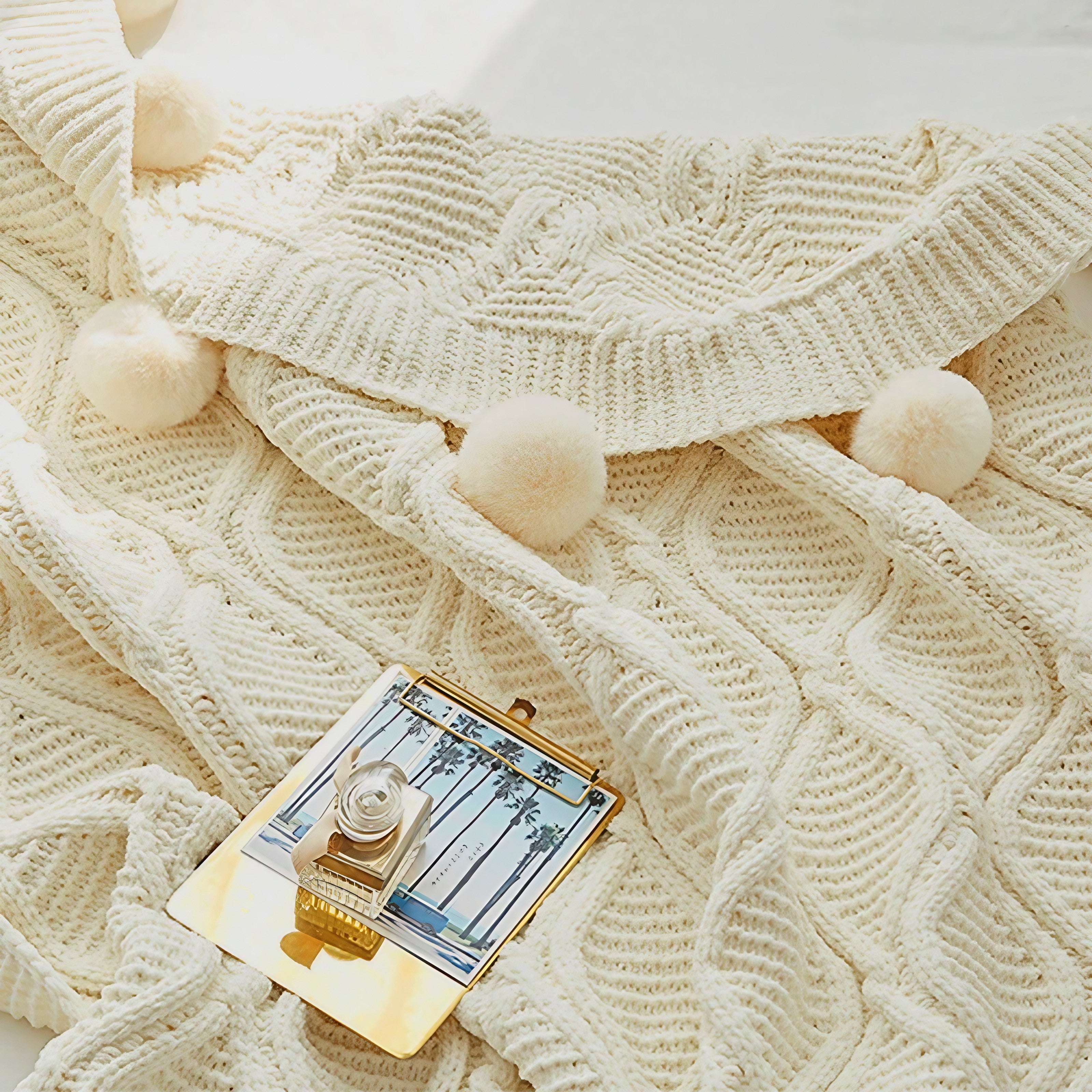 Pom Pom Cozy Blankets