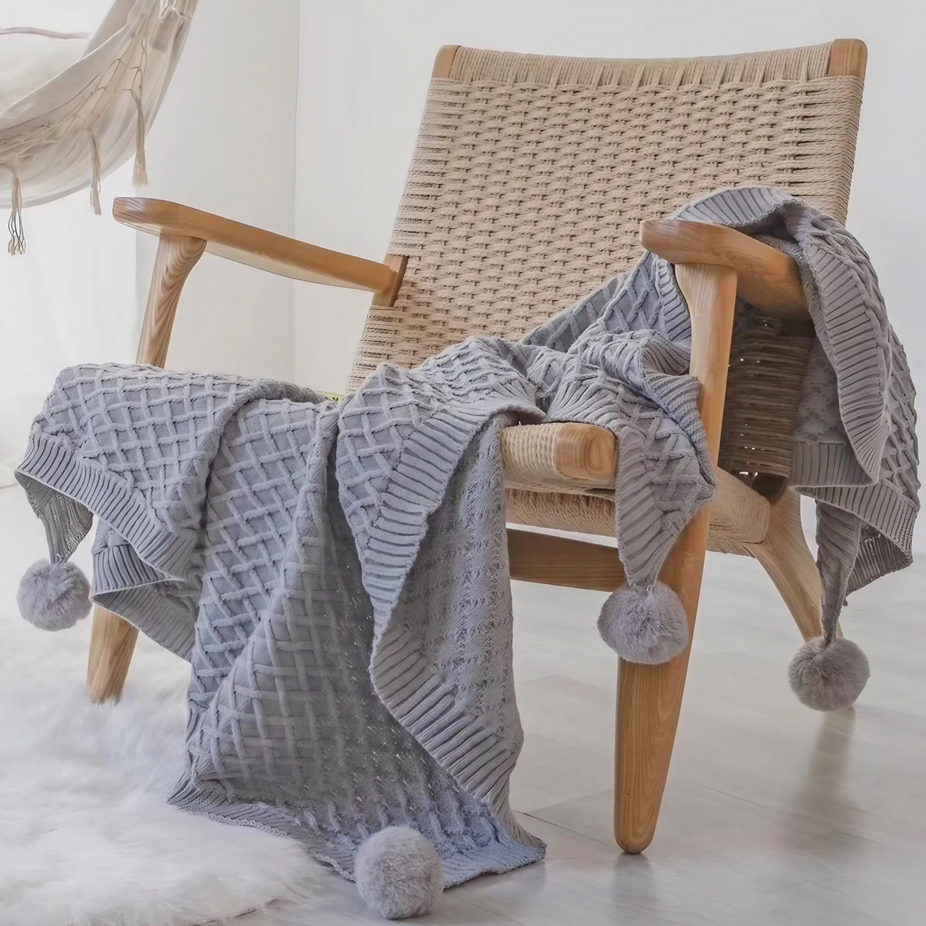 Pom Pom Cozy Blankets