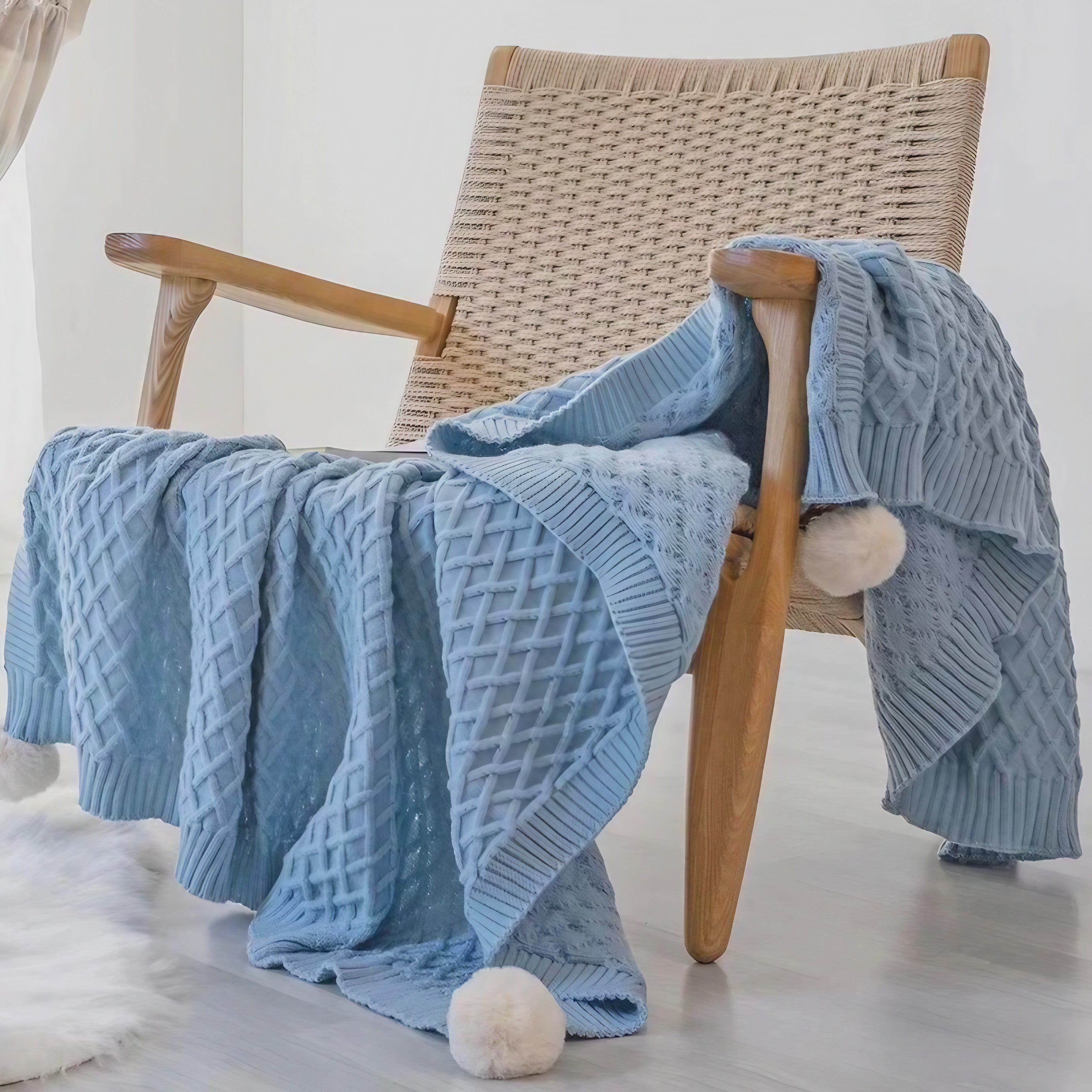 Pom Pom Cozy Blankets