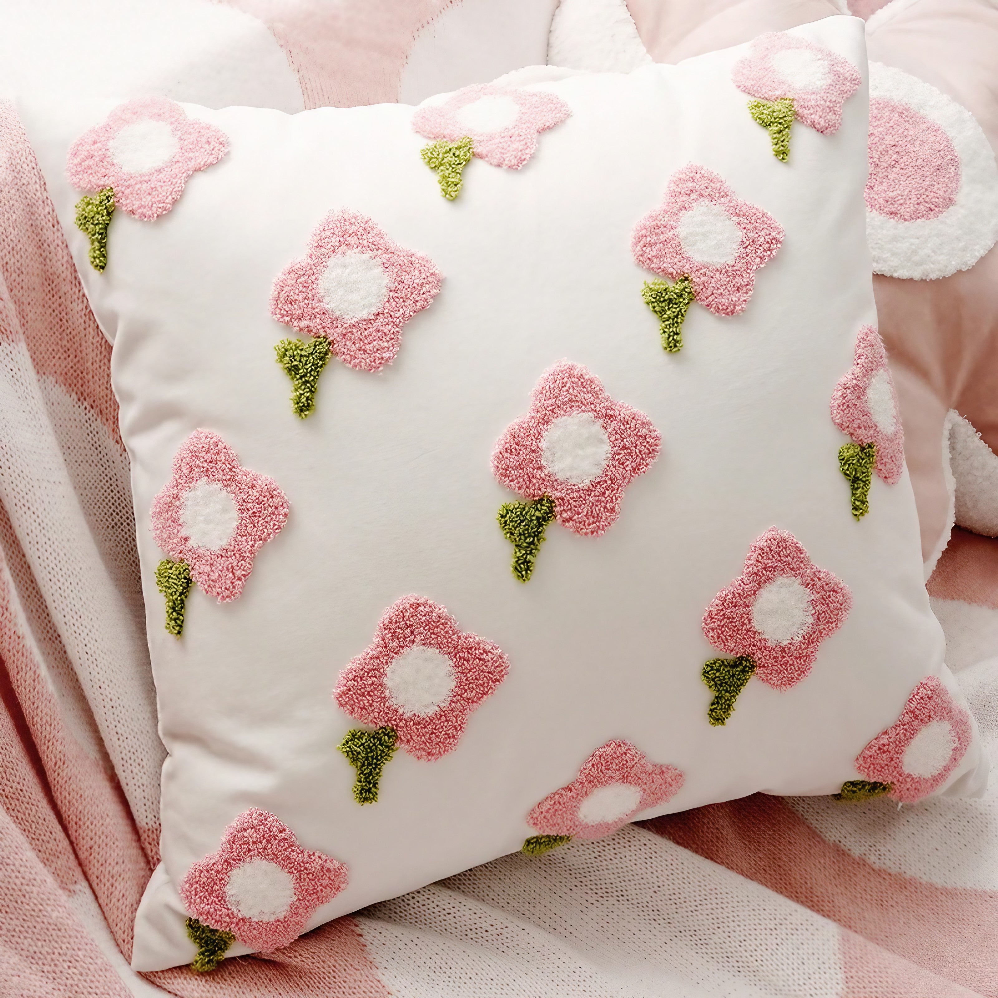 Blush Garden Cushion Cover