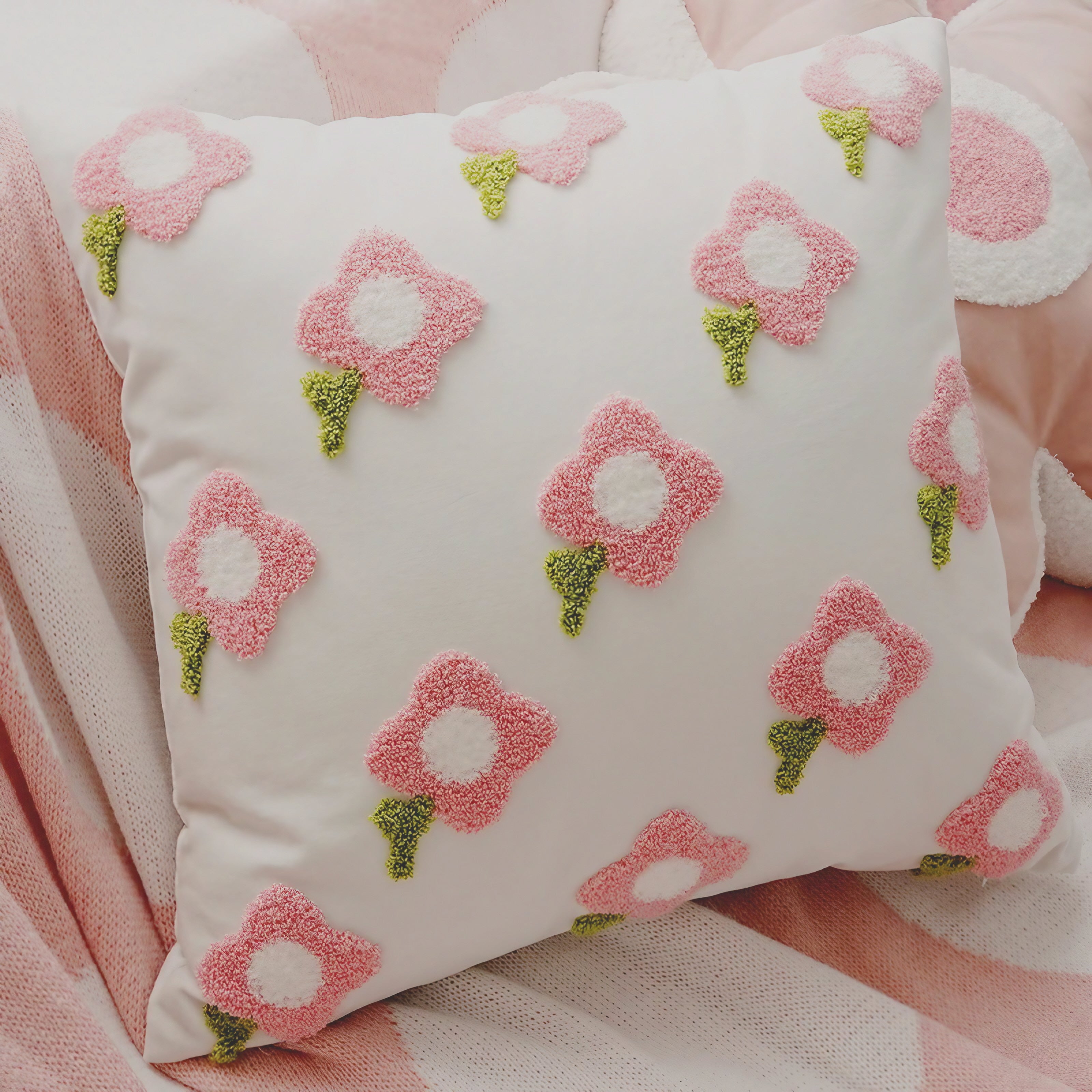 Blush Garden Cushion Cover