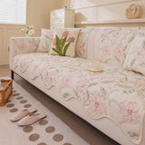 Pure Roseate Quilted Sofa Covers