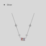 Rainbow Orbit Necklace