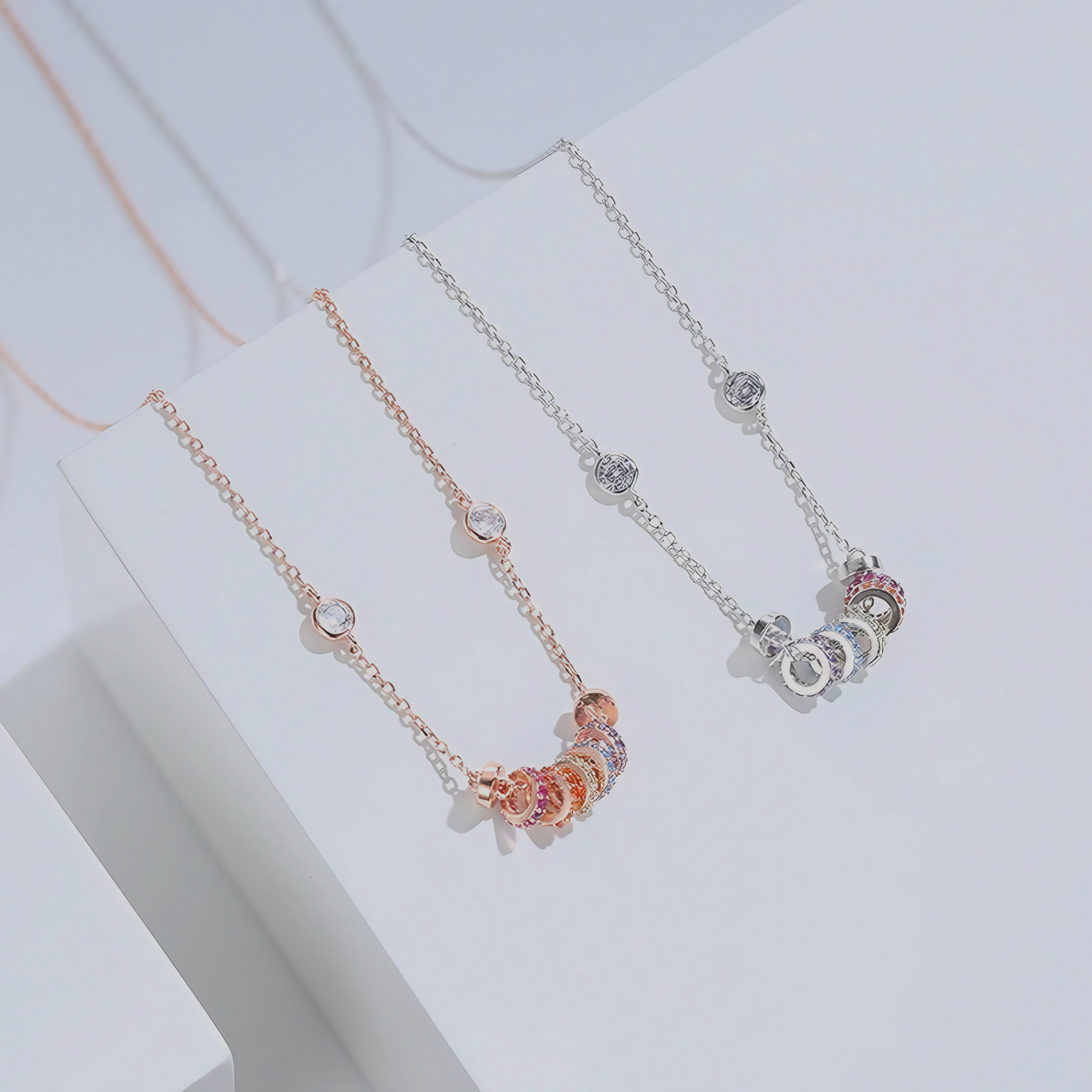 Rainbow Orbit Necklace