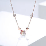 Rainbow Orbit Necklace