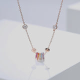 Rainbow Orbit Necklace