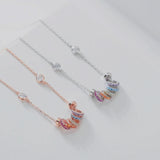 Rainbow Orbit Necklace