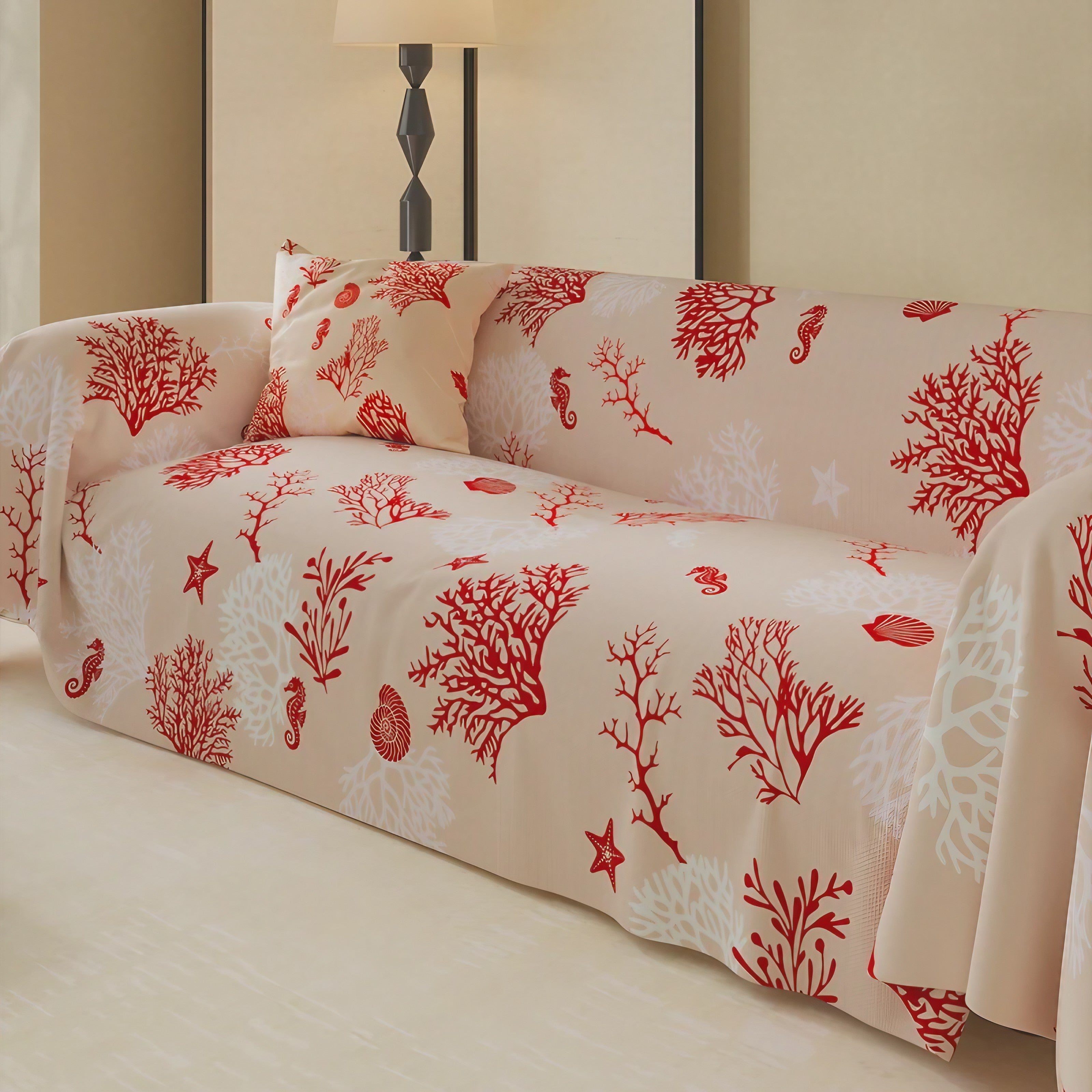 Ocean Lattice Sofa Covers