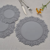 Rococo Lace Relief Coasters