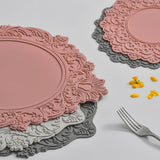 Rococo Lace Relief Coasters