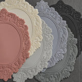 Rococo Lace Relief Coasters