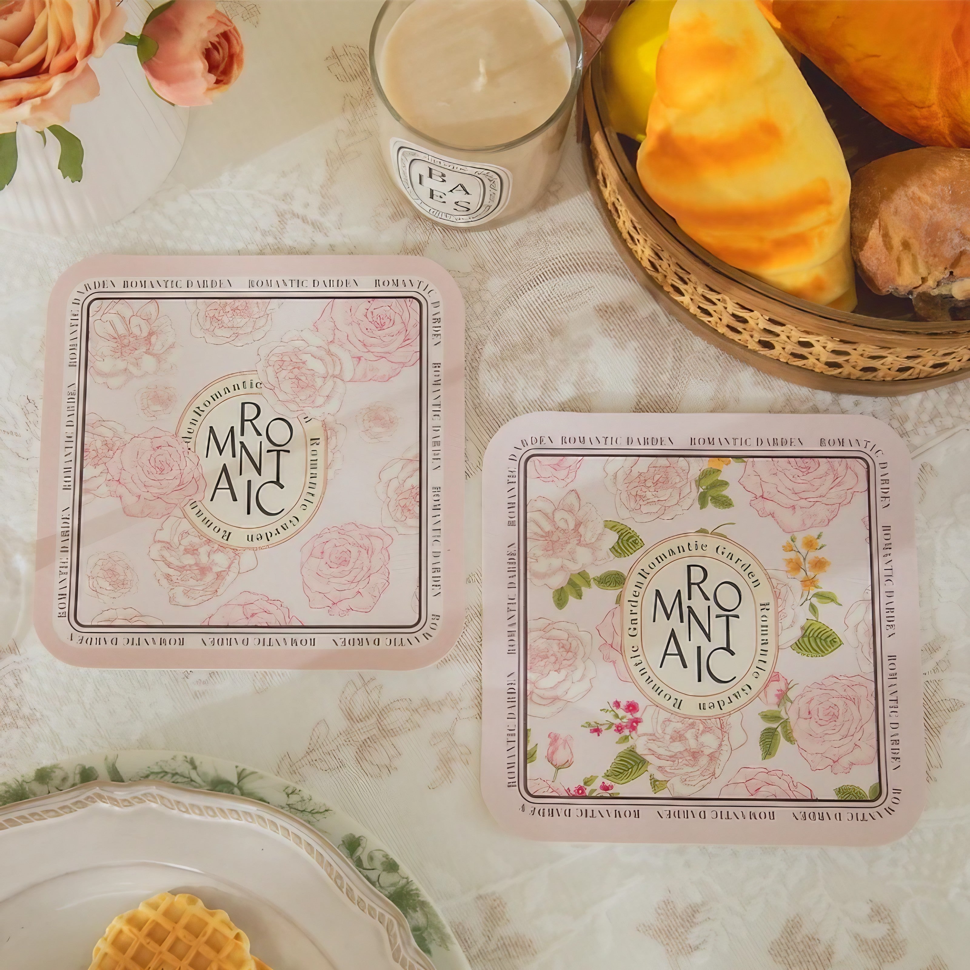 Romantic Bloom Coasters