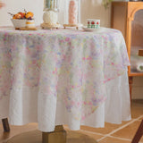 Romantic Floral Veil Tablecloth