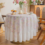 Romantic Floral Veil Tablecloth