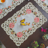 Romantic Noir Rose Placemats