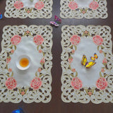Romantic Noir Rose Placemats