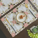 Romantic Noir Rose Placemats