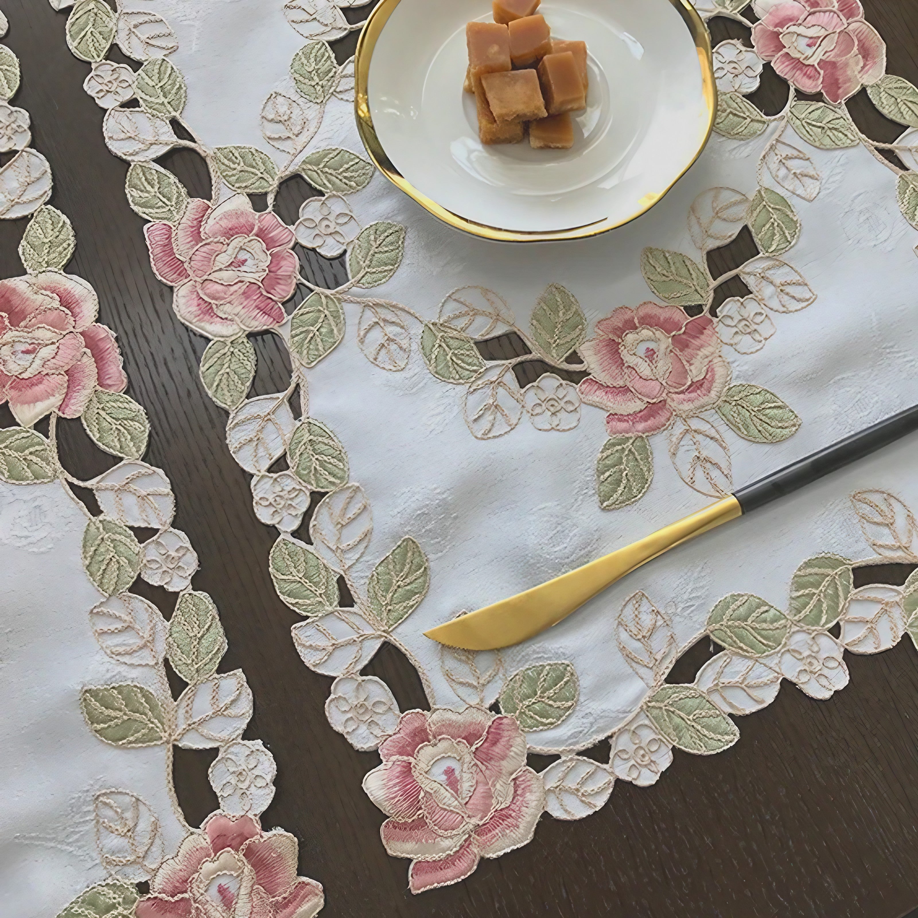 Romantic Noir Rose Placemats