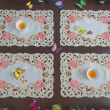 Romantic Noir Rose Placemats