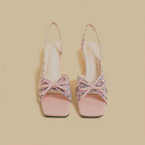 Rosalie Garden Bow Slingbacks