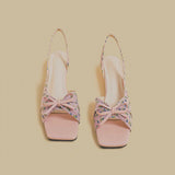 Rosalie Garden Bow Slingbacks