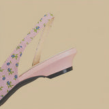 Rosalie Garden Bow Slingbacks