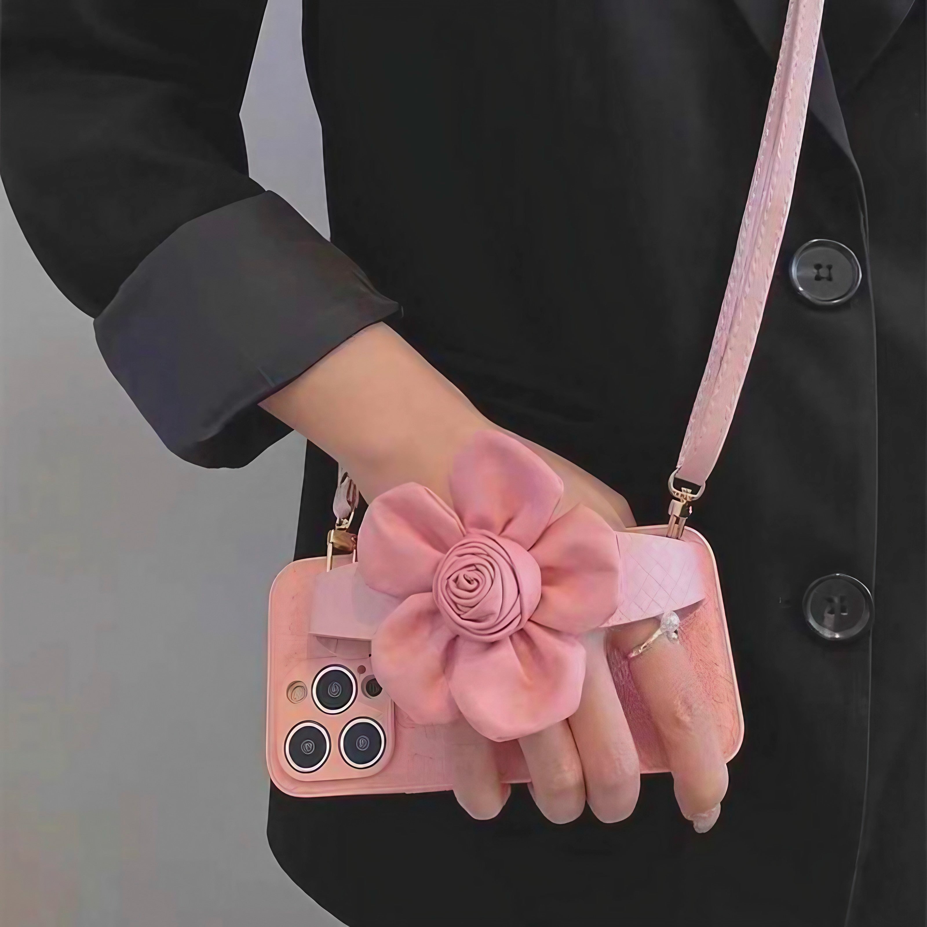 Rose Bloom Strap Case