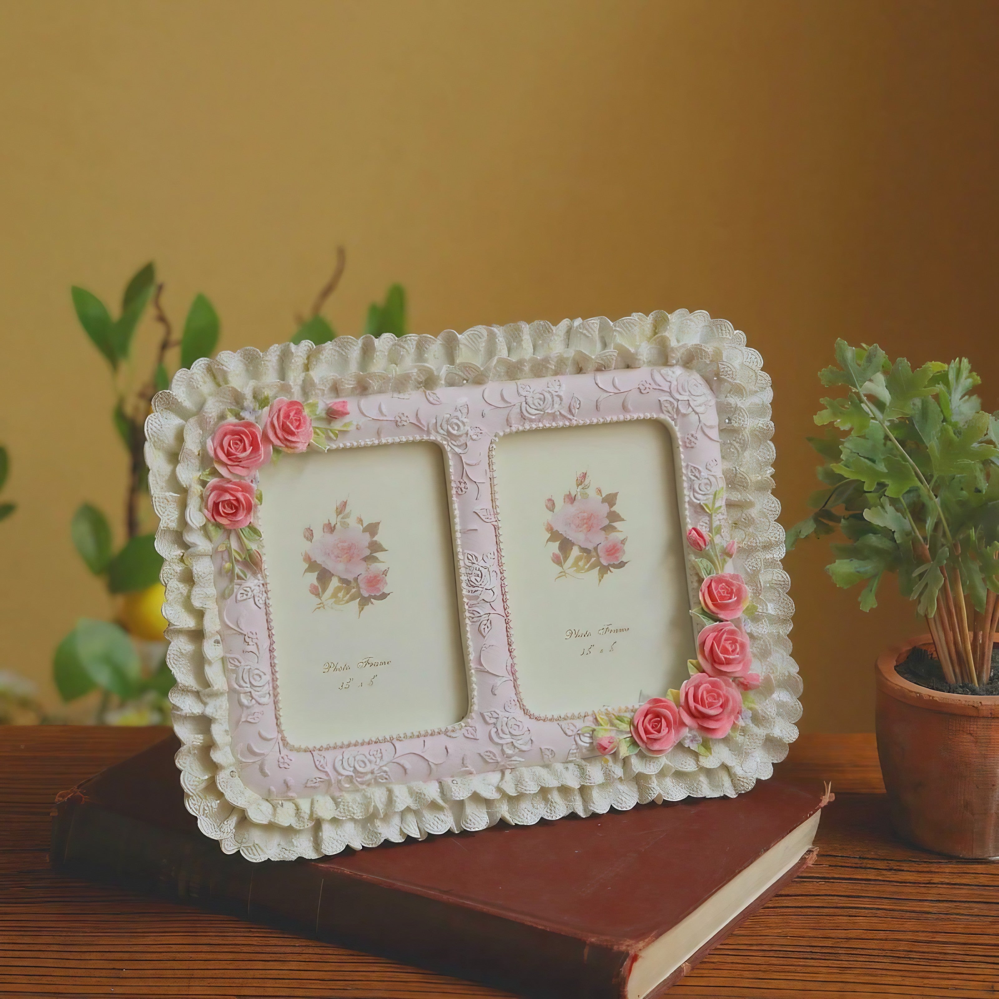 Rose Lace Memories Frame