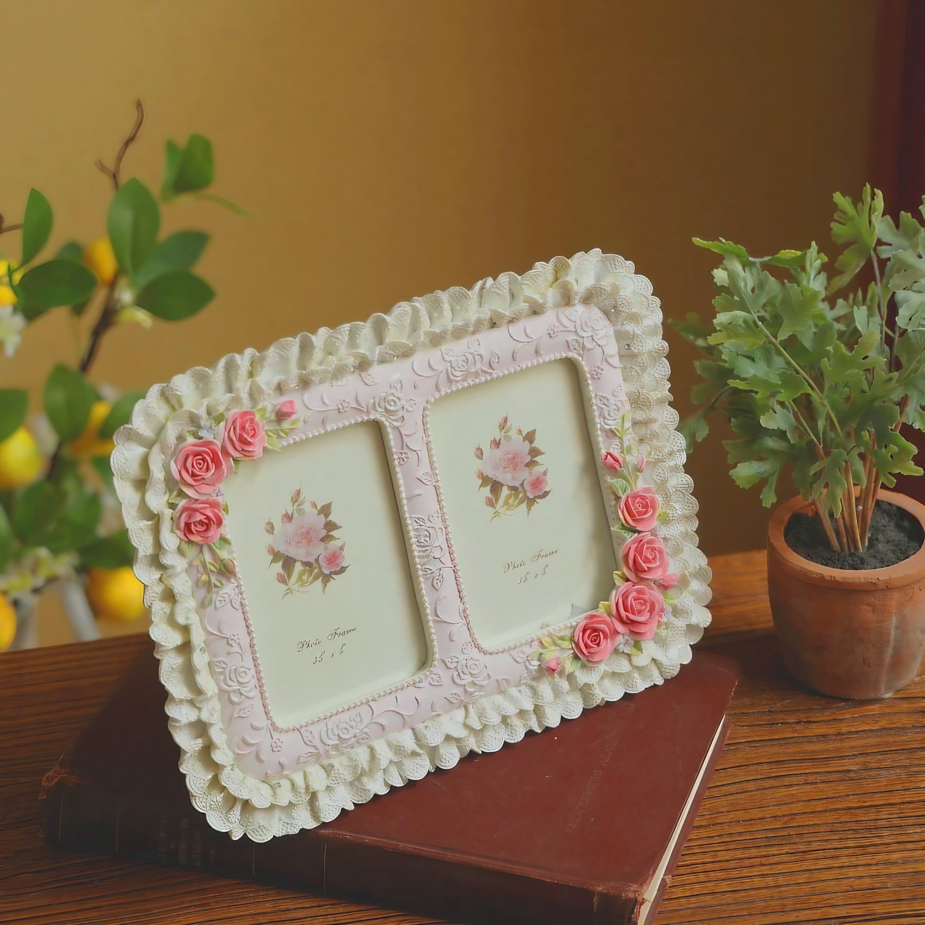 Rose Lace Memories Frame