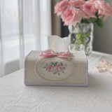 Rose Pearl Tissue Box