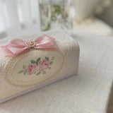 Rose Pearl Tissue Box