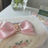 Rose Pearl Tissue Box