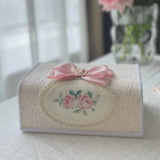 Rose Pearl Tissue Box