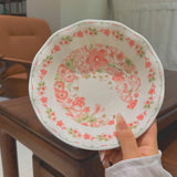 Rose Petal Bloom Serving Bowl
