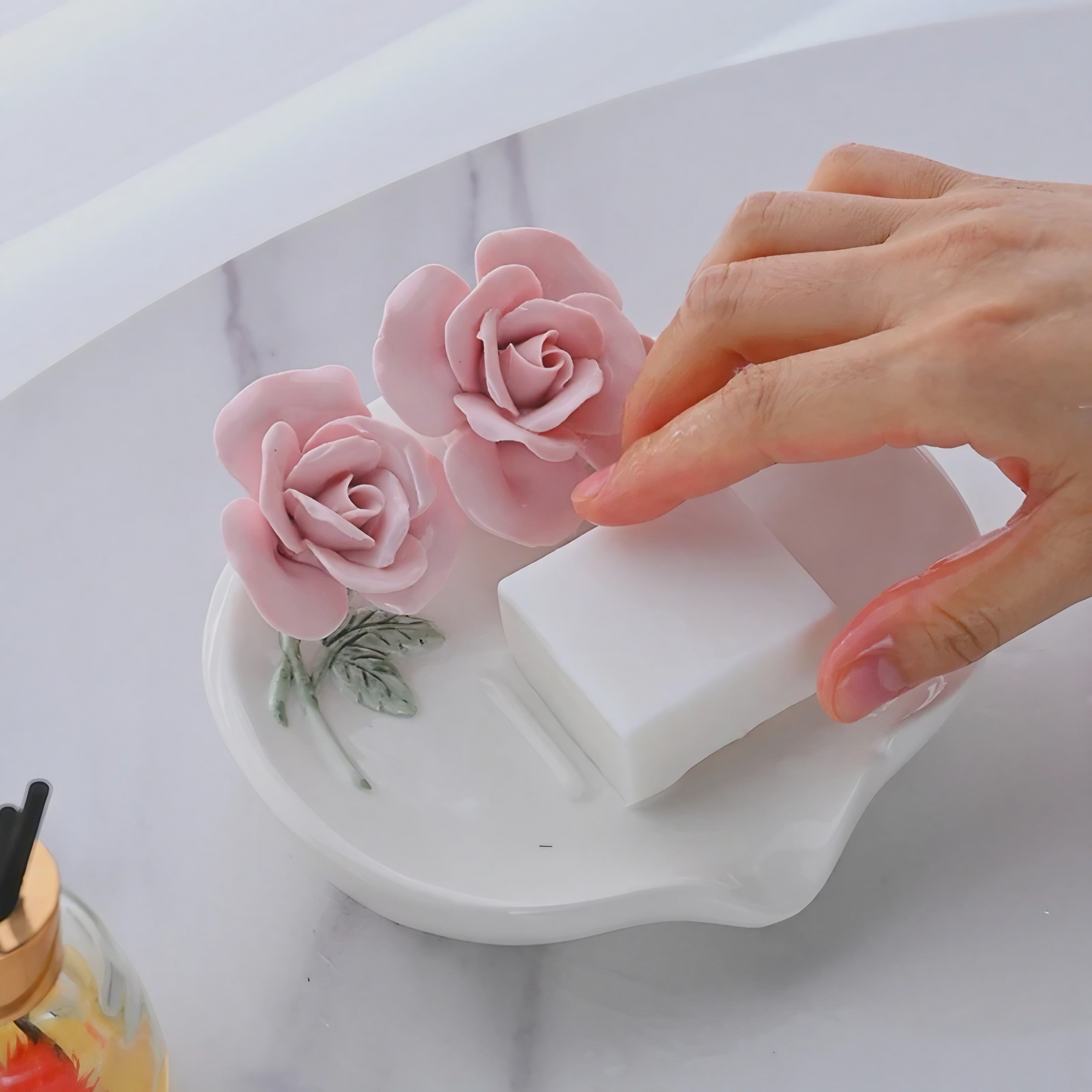 Rose Petal Soap Dish