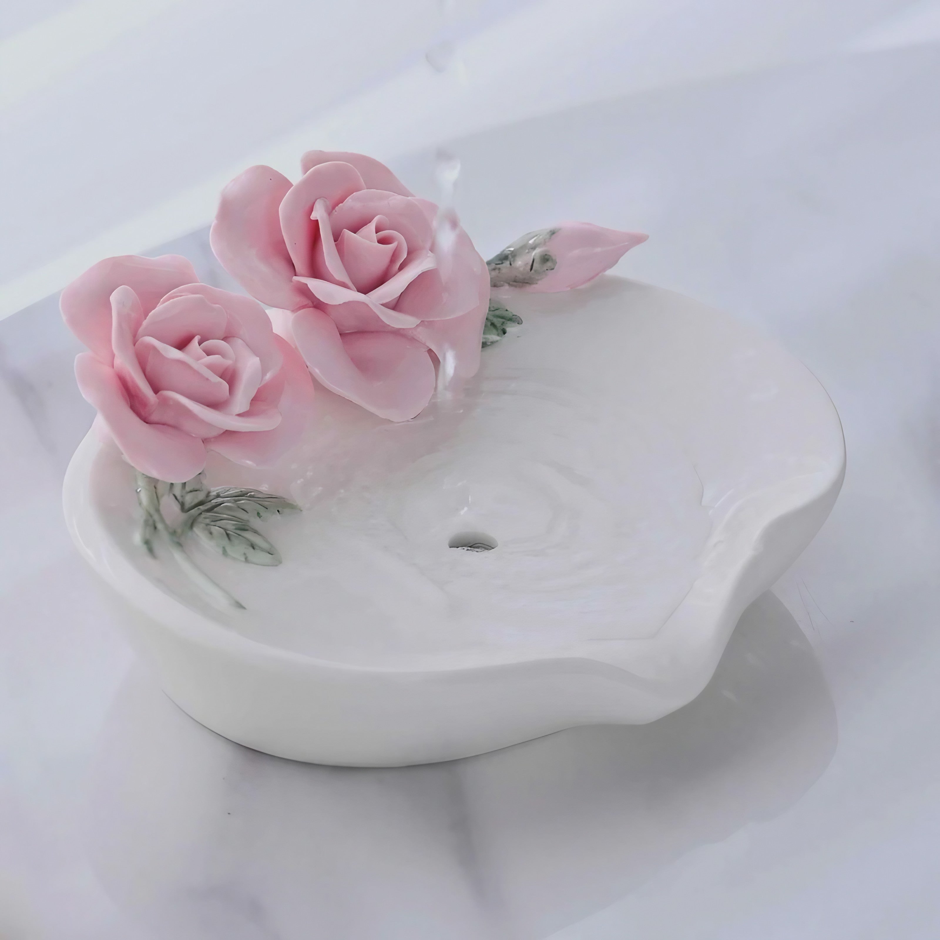 Rose Petal Soap Dish
