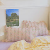 Rose Ribbon Stripe Pillowcase