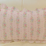 Rose Ribbon Stripe Pillowcase