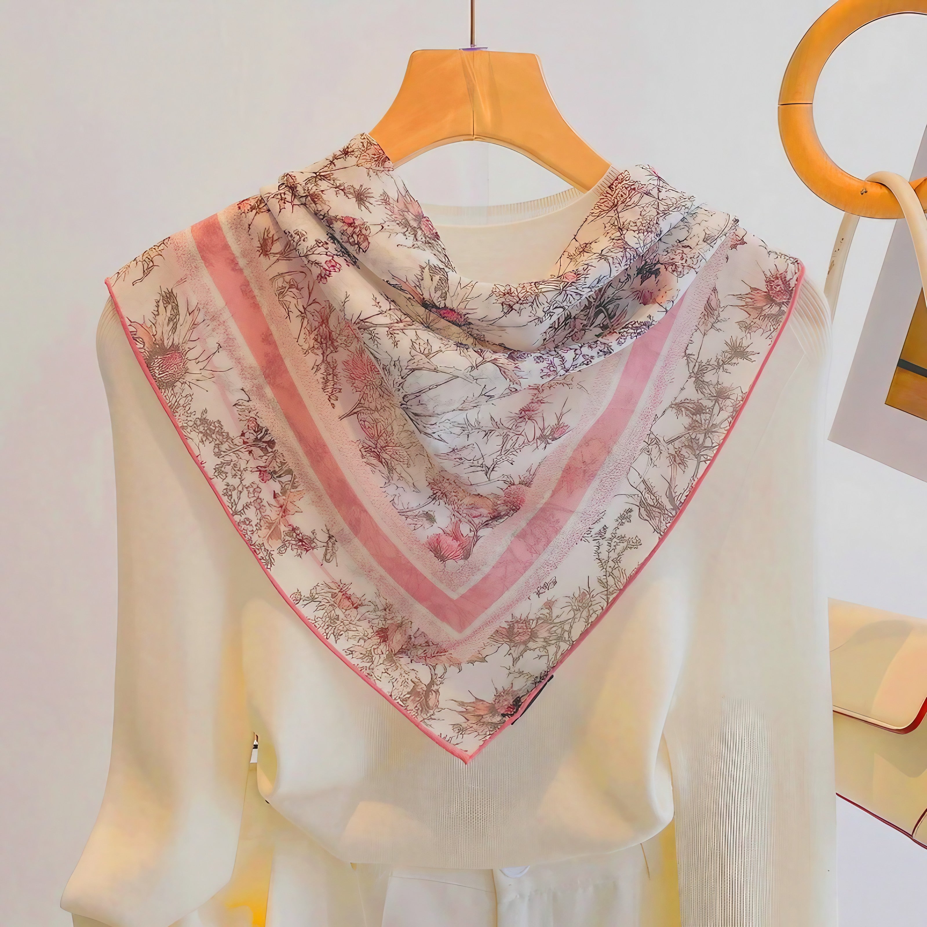 Rose Sketch Scarf