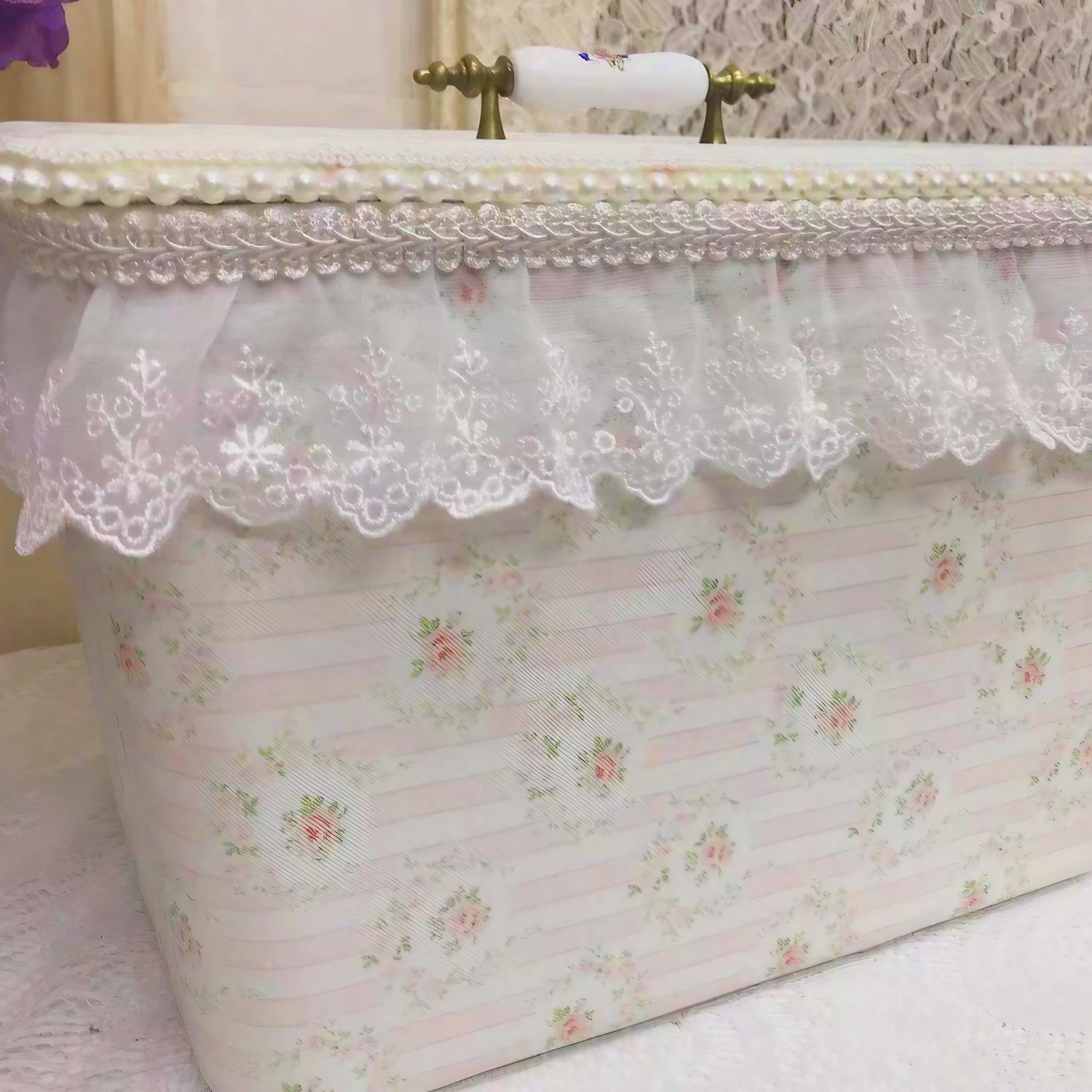 Rose Veil Lace Storage Box