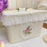 Rose Veil Lace Storage Box