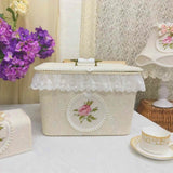 Rose Veil Lace Storage Box