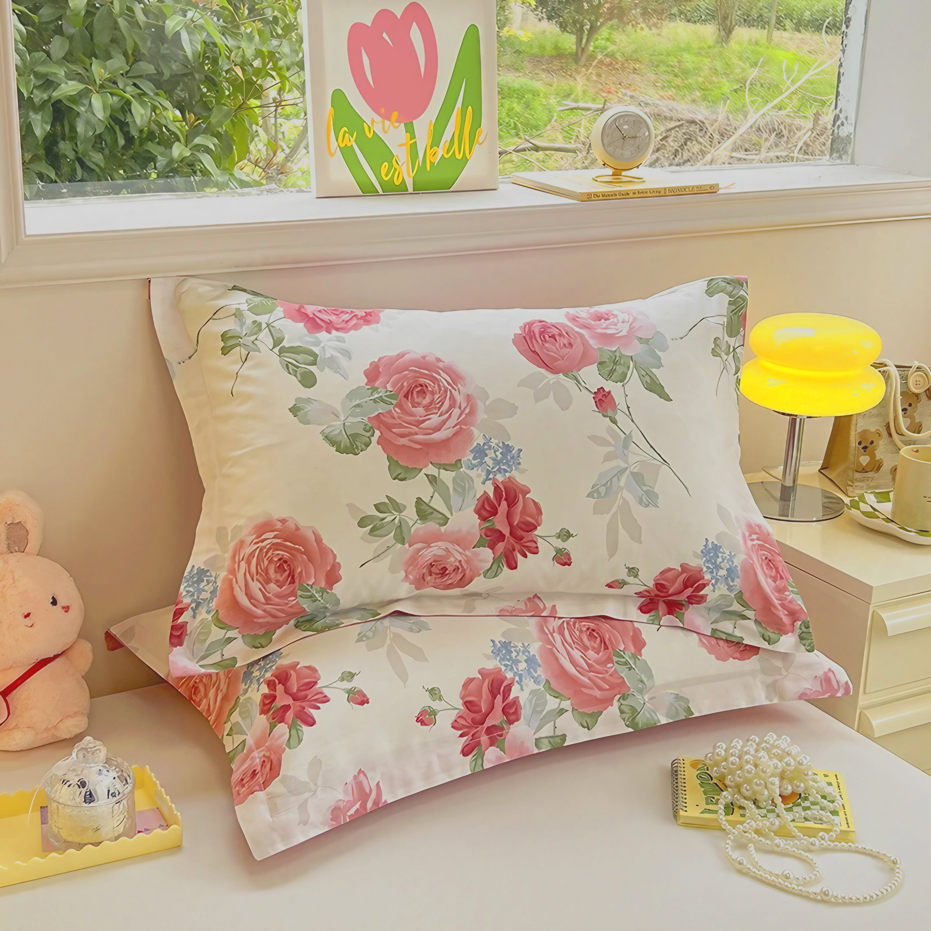 Rose Whimsy Pillowcase