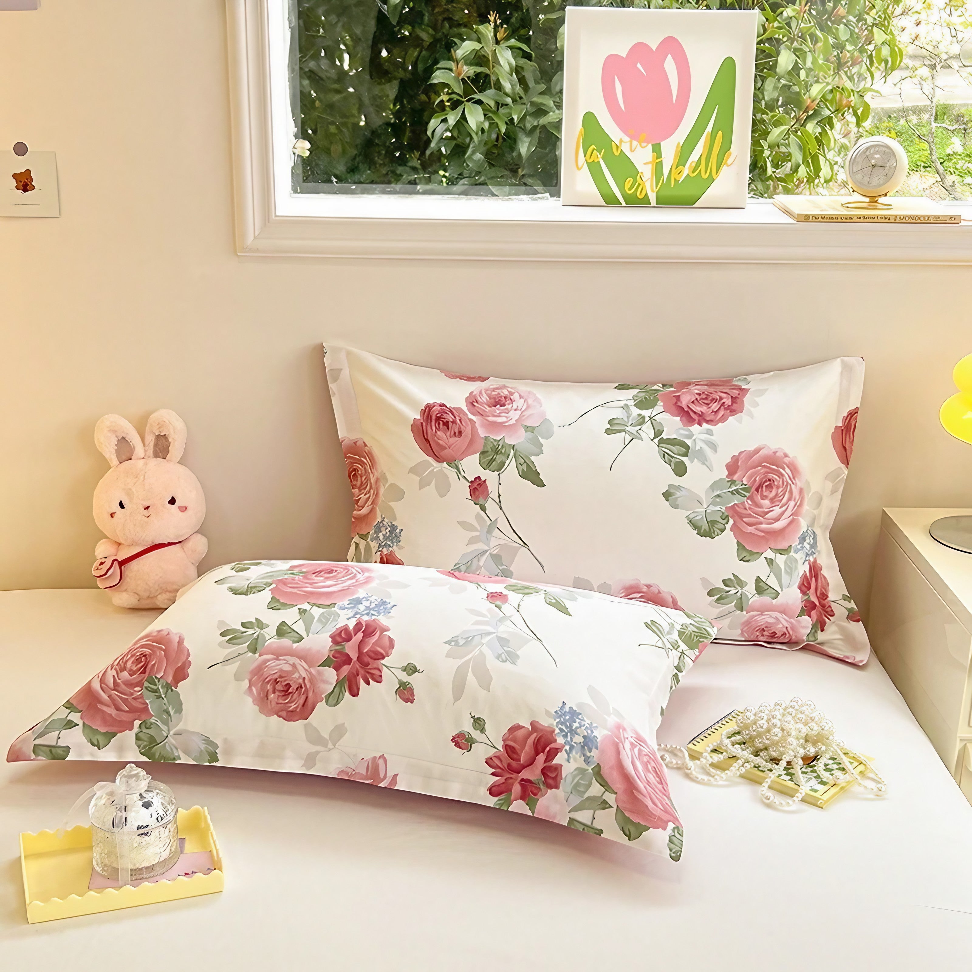 Rose Whimsy Pillowcase